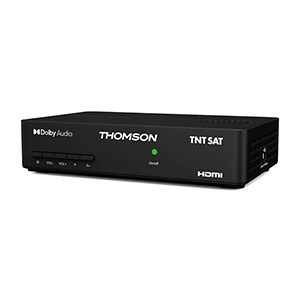 THOMSON THS806 Récepteur TV Satellite S.C Full HD, enregistreur vidéo, Astra 19.2E Noir
